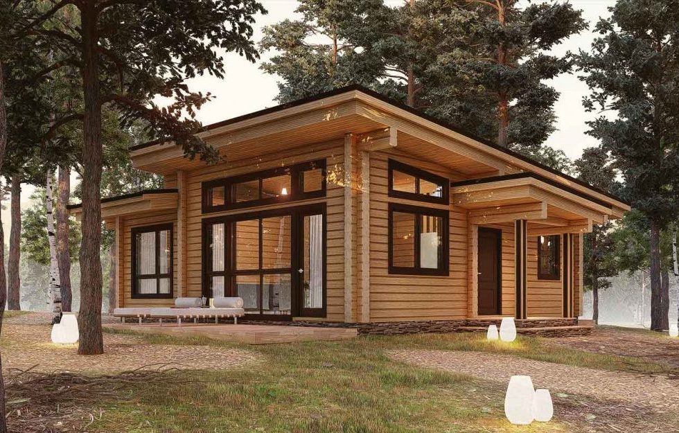 Плюсы и минусы построек из клееного бруса